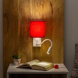  Brilagi-LED Zidna lampa NUBILA 1xE27/25W/230V+LED/3W bela/pompejanska crvena | Eponuda.com