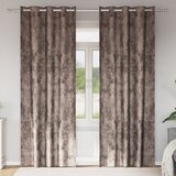 vidaXL žametne zavese 2 kosi z očki Cappuccino 245x140 cm Cene