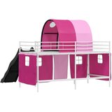  Okvir Krevet za Dječji Loft Bijela i roza 90 x 200 cm Metal | shoptok.hr