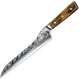 IZMAEL Damaskasti kuhinjski nož YU-37488 - Kruh / Smeđa | shoptok.hr
