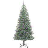 vidaXL Umjetno božično drevo s snežno obloženimi vejicami in LED lučko | Shoptok.si