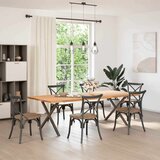 Noge jedilne mize v obliki črke X 2 kosa 90x(72-73) cm jeklo, (21828656) | Shoptok.si
