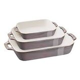 Staub Ofenformenset 3-tlg. Keramik, rechteckig,Antik-Grau Cijene