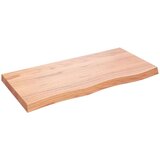  Kopalniški pult svetlo rjav 100x50x6 cm obdelan trden les | Shoptok.si