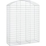 vidaXL Obokana gabonska košara 150x50x180/200 cm pocinkano železo, (20758197) | Shoptok.si