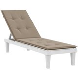  Jastuk za ležaljku smeđesivi (75 + 105) x 50 x 4 cm | Eponuda.com