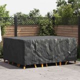 vidaXL Prevleka za zunanje pohištvo Črna 220 x 190 x 85 cm 420D | Shoptok.si