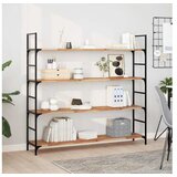 vidaXL Plutajuće police 3 kom 120x30x2 cm Masivno drvo akacije s uljnim premazom - Uljni premaz 120 x 30 x 2 cm 3 | shoptok.hr