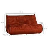 Atelier Del Sofa 2-Seat sofa bocek red | Eponuda.com