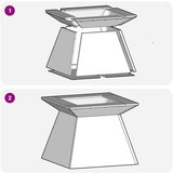 vidaXL Hladno valjani čelik/Crna Hladno valjani čelik Srednje Izdržljivo | shoptok.hr