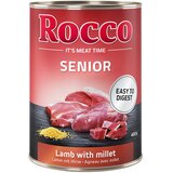  Varčno pakiranje Rocco Senior 24 x 400 g - Jagnjetina & proso | shoptok.hr
