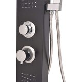 PANEL za tuš aluminij mat črne barve | Shoptok.si