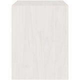  Noćni ormarići 2 kom bijeli 40x30,5x40 cm od masivne borovine | shoptok.hr