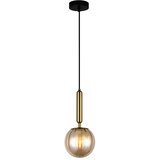  ITALUX PND-2324-1 BRO+AMB - Visilica na sajli RAVENA 1xE27/5W/230V mesing | Eponuda.com