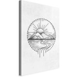 Artgeist Slika Na Platnu Mountain Drawing | Shoptok.si