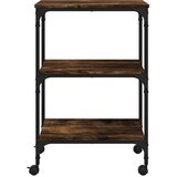  Stalak za pisač s 3 razine boja hrasta 50 x 41 x 75 cm drveni | shoptok.hr