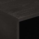 TV ormarić crni 100 x 33 x 46 cm od masivnog drva manga | shoptok.hr