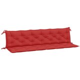  Jastuci za vrtnu klupu 2 kom crvena 200x50x7cm tkanine Oxford | shoptok.hr