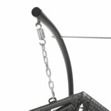 Kondela Viseči stol za dve osebi, siva, DALVEA 2 NEW | Shoptok.si