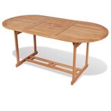  Vrtni stol 180 x 90 x 75 cm masivna tikovina | shoptok.hr