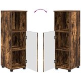 vidaXL set namještaja za kupaonicu s ladicama 3 pcs dimljeni hrast | shoptok.hr