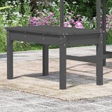  Vrtna klupa siva 80x44x45 cm od masivne borovine | shoptok.hr