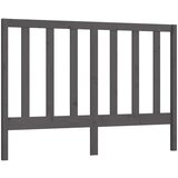  Uzglavlje za krevet sivo 166 x 4 x 100 cm od masivne borovine | shoptok.hr