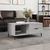 vidaXL Stolić za kavu boja hrasta 90x50x40 cm konstruirano drvo Cijene