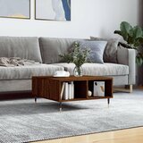  Stolić za kavu smeđa boja hrasta 60x60x30 cm konstruirano drvo | shoptok.hr