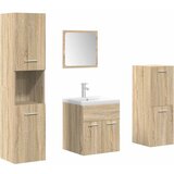 Maison Chic Kopalniška garnitura - Kopalniški sestavi 5-delna sonoma hrast inženirski les, (21788002) | Shoptok.si