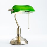  Brilagi - Stona lampa BANK OFFICE 1xE27/60W/230V mesing/zelena | Eponuda.com