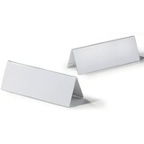 Durable Namizna tablica za ime iz akrila, VxŠ 61/122 x 150 mm, DE 30 kosov, oblika strešice | Shoptok.si