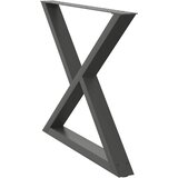 Noge za blagovaonski stol 2 kom. antracit 90 x (72-73,3) cm čelik | shoptok.hr