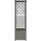  Povišeni krevet s mrežom i krovom Svjetlosiva PP - Svjetlosiva 162 5 x 40 x 138 cm s ravnim krovom (2 bočna mreža) | shoptok.hr