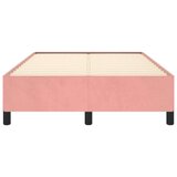 vidaXL Okvir za krevet ružičasti 120 x 190 cm baršunasti | shoptok.hr