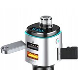  LED RGB bluetooth FM oddajnik in avto polnilec 2x USB 12V-24V | Shoptok.si