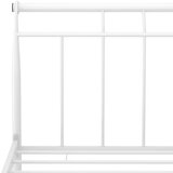 Za krevet bijeli metalni 200 x 200 cm Cijene