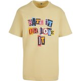 Mister Tee Men's T-shirt Hate it or Love it Oversize yellow | shoptok.hr