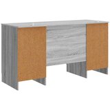  Stol s policom Siva sonoma 142 5 x 50 x 75 cm Konstruirano drvo - Siva sonoma | shoptok.hr