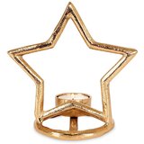 Vilde Aluminijast svečnik zlata zvezda 15,5 cm, (5000073865) | Shoptok.si