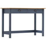  Konzolni stol Hill s 2 ladice sivi 110 x 45 x 74 cm od borovine | shoptok.hr