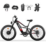 Tifgalop električno kolo ES7Pro, dva motorja 750 w, baterija 52 v 21 ah, dvojno vzmetenje, (21509309) Cene