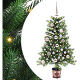  Božićno drvce s 150 LED svjetlima s stalakom Zelena 90 cm PE | shoptok.hr