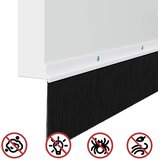  Držač četke za vrata 2 kom. Bijela 100 cm Aluminijski legura | shoptok.hr