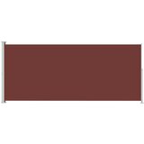 The Living Store Zložljiva stranska tenda za teraso 180x500 cm rjava - Stranska Tenda, (21493792) | Shoptok.si