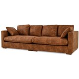 Scandic Sedežna garnitura v konjak rjavi barvi 266 cm Comfy – | Shoptok.si