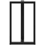  Noge za barski stol T-oblika 2 kom Crne 60x35x(100-101) cm Čelik | shoptok.hr