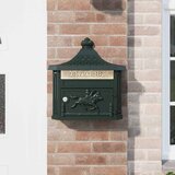 Stenska Poštna Škatla Zelena 40,5 x 16 x 45 cm Lit aluminij, (5000133028) | Shoptok.si