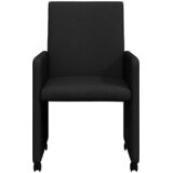  Blagovačke stolice s kotačima 2 pcs Crna 57 x 66 x 94 cm | shoptok.hr