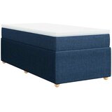  Krevet s oprugama i madracem plavi 90 x 200 cm od tkanine | shoptok.hr